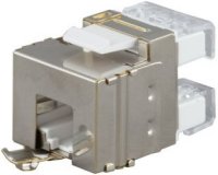 Hyperline KJ5-8P8C-C5e-180-SH-F-WH  Keystone RJ45 FTP  5e, , Krone typ