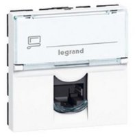 Legrand 76555  Mosaic  RJ45 (.5  FTP) 2 