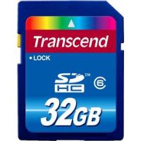   Secure Digital Card 32Gb Transcend [TS32GSDHC6] Class6 Retail