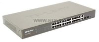  TP-LINK (TL-SL2428WEB) Web Smart Switch (24UTP 10/100Mbps+2Combo 1000BASE-T/SFP)