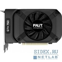  Palit GeForce GTX750 STORMX OC 1 Gb, 128bit, GDDR5 OEM