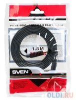  SVEN HDMI to HDMI (19M -19M) 1.8 , , High Speed with Ethernet (00473)