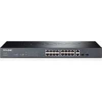 TP-LINK TL-SG3216   Web Smart 16x10/100, 1x10/100/1000, 1x1000 SFP, 19"