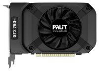 Palit GeForce GTX 750 Ti STORMX OC  PCI-E 2GB 128bit GDDR5 CRT/DVI/mHDMI OEM (NE5X75TS1341