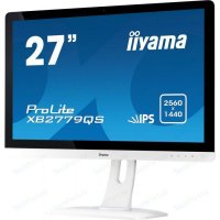 27"   IIYAMA ProLite XB2779QS-W1 (White) (LCD,Wide,2560x1440, D-Sub, DL DVI,HDMI,DP)