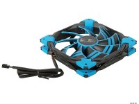  Aerocool DS 14  Blue ( ), 3+4 pin, 64.8 CFM, 1000 RPM, 14.2 dBA  12V 