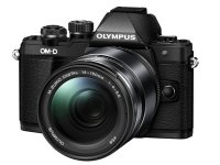   Olympus OM-D E-M10 II 14-42mm Pancake + 40-150mm R Double Zoom Kit Black