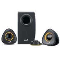 Genius SW-2.1 1000  A2.1 20W RMS, black with yellow