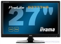  27" Iiyama G2773HS-GB1 ProLite 1920x1080   1ms   D-SUB + DVI-D + HDMI   Spks   Black