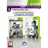   Microsoft XBox 360 Tom Clancy"s Ghost Recon Future Soldier and Advanced Warfighter 2 (, 