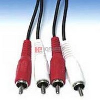 A/V  Defender RCA2P2P-05PRO AV CablePRO 2*RCAplug-2*RCAplug, 1.5m, BL