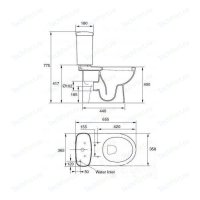 Jacob Delafon Kandel   .  68.5x35.8 (E1455-00)