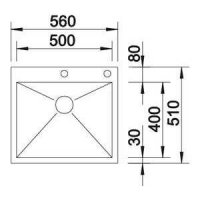   Blanco Zerox 500-if/a  - (515640)