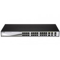  D-Link DES-1210-28/ME WEB Smart III 24x10/100 2x10/100/1000 2 Combo 10/100/1000BASE-T/SFP