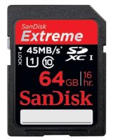   SanDisk (SDXC-64Gb UHS-1 Extreme Pro) SecureDigital eXtended CapacityMemory Card