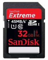   SD 32Gb SanDisk Extreme SDHC UHS Class 1 45MB/s