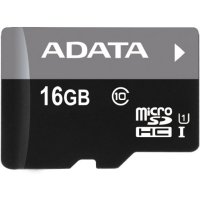   micro SDHC 16Gb A-Data Premier Class 10 UHS-I U1 + ADP (40/15 MB/s)