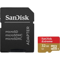   Sandisk microSDHC 32Gb Extreme Class 10 UHS-I + ADP 45MB/s