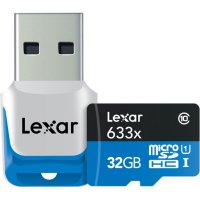   micro SDHC 32Gb Lexar High Speed Class 10 (95Mb/s) + 