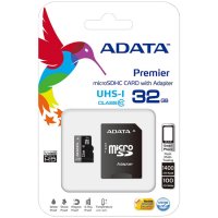   A-Data Premier micro SDHC 32Gb Class 10 UHS-I U1 + ADP (40/15 Mb/s)