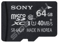   Sony Micro SDXC 64GB  lass10 UHS-I (SR64UYAT) + 