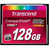   Transcend CompactFlash 128Gb (800X)