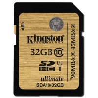   SD 32Gb Kingston Ultimate SDHC Class 10 UHS-I (60/35 MB/s)