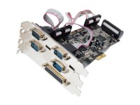  ST-Lab I-461 (RTL) PCI-Ex1, Multi I/O, 4xCOM9M + 1xLPT25F