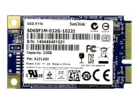   SSD mSATA 32 Gb SanDisk X110 (R460/W80MB/s) (SD6SF1M-032G-1022I)