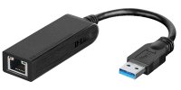  D-Link DUB-1312/A1A USB 3.0 to Gigabit Ethernet AdapterRJ-45 Ethernet Port (10/100/1000 Mbps