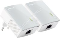  TP-LINK TL-PA4010KIT AV500 Nano Powerline Ethernet Adapter, Ultra Compact Size, 500Mbps Powe