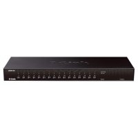  D-Link KVM-450 Stackable rack mount 16-port KVM