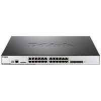  D-Link DWS-3160-24PC 20x10/100/1000Base-T PoE 4x10/100/1000Base-T/SFP A48 