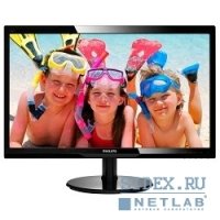  24" Philips 246V5LSB/00 gl.Black WLED, 1920x1080, 5ms, 250 cd/m2, 1000:1 (DCR 10M:1), D-Sub,