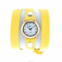    La Mer Collections "Simple Canary/Gold Circle". LMSTW5005x