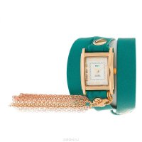    La Mer Collections "Rainbow Tassle Dark Aqua Gold". LMTASSLE001A