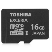 (SD-CX016HD(BL7)   Toshiba EXCERIA,  microSDHC  10 (UHS I) Type HD, 16  