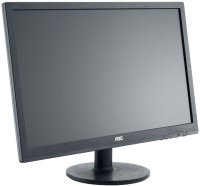  24" AOC E2460SDA Black (61 cm, LED, LCD, Wide, 1920x1080, 5 ms, 170/160, 250 cd/m, 20M:1,