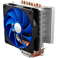  DEEPCOOL ICE WIND S1366/S1155/S1156/S775/AM2/AM2+/AM3 (8 ./,130W, Rubber Fan 120mm, PW