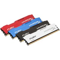  DDR3 8Gb (pc-12800) 1600MHz Kingston HyperX Fury Black Series CL10 Kit of 2 (Retail) (HX316C1