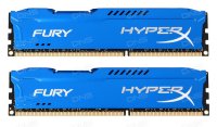   8Gb PC3-10600 1333MHz DDR3 DIMM CL9 Kingston HX313C9F/8 HyperX FURY Blue Series