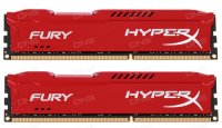   16Gb (2x8Gb) PC3-15000 1866MHz DDR3 DIMM CL10 Kingston HX318C10FRK2/16 HyperX FUR