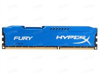   Kingston HyperX Fury DDR3 8Gb, PC12800, DIMM, 1600MHz (HX316C10F/8) Blue Series C