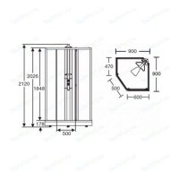 IDO Showerama 900x900  ,   (49850 22 909)