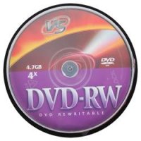  DVD-RW 4,7 GB 4x CakeBox (10 ) VS