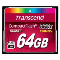   64Gb - Transcend 800x Ultra Speed - Compact Flash TS64GCF800