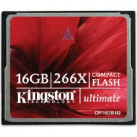   Compact Flash 16Gb 266x Kingston Ultimate, CF/16GB-U2, OEM