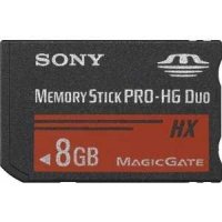 - Memory Stick Pro-HG Duo HX High Speed 8  Sony , ( MS-HX8x )