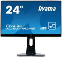  24" Iiyama ProLite XB2472HSUC-B1 VA LED 1920x1080 8ms Cam VGA DVI DisplayPort