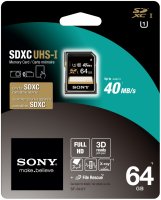   Sony SF-64UY/T1 SDXC, Class 10 UHS-I 64Gb (SF64UYT)